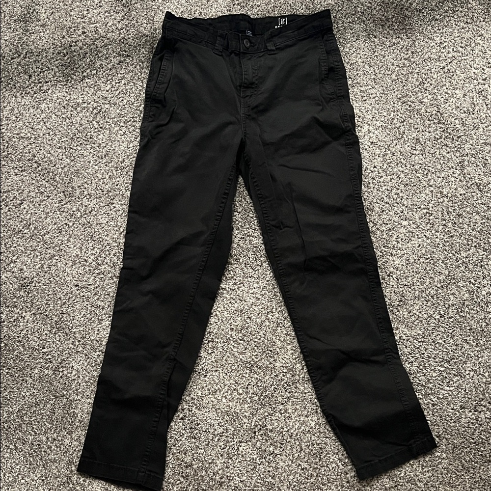 George Men's Classic Black Chinos